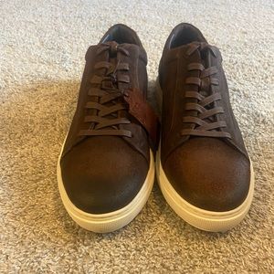 Allen Edmonds Canal Court- Brown suede- size 14D